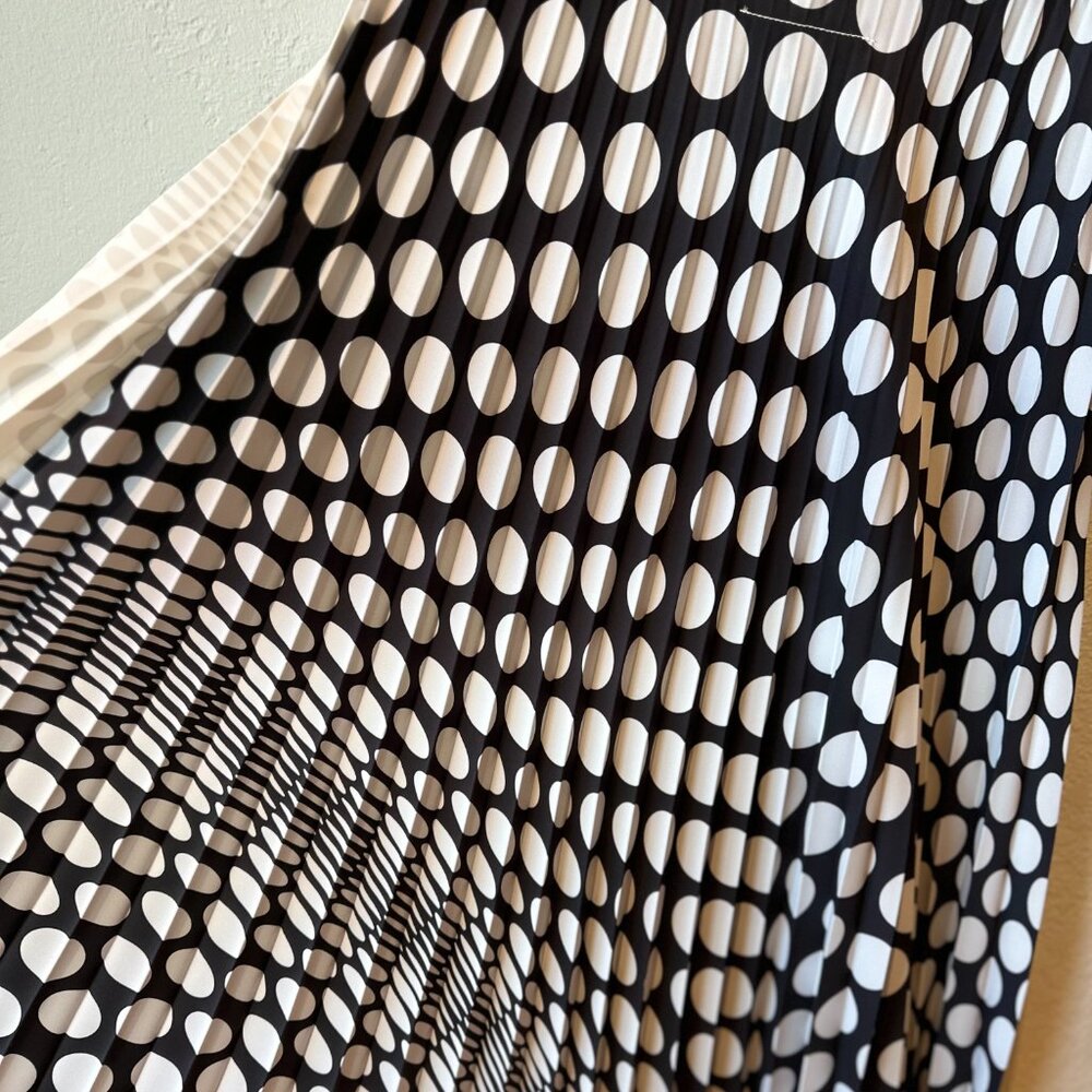 MM6 Polka Dot Pleated Skirt NWT - Picture 2 of 9